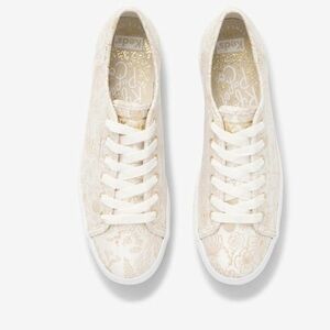 Keds Rifle Paper Co. Kickstart RF Queen Anne 
Sz 7 Natural Color Style #57767